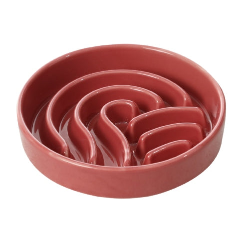 [Wave] Gamelles anti-glouton pour chien - Rose / Beige / Orange