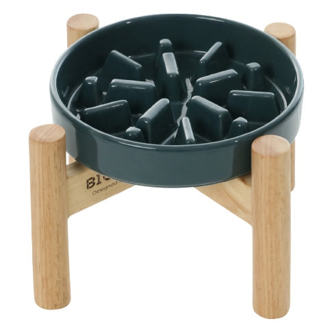 [Spark] Gamelles anti-glouton pour chien - Rouge / Vert / Bleu