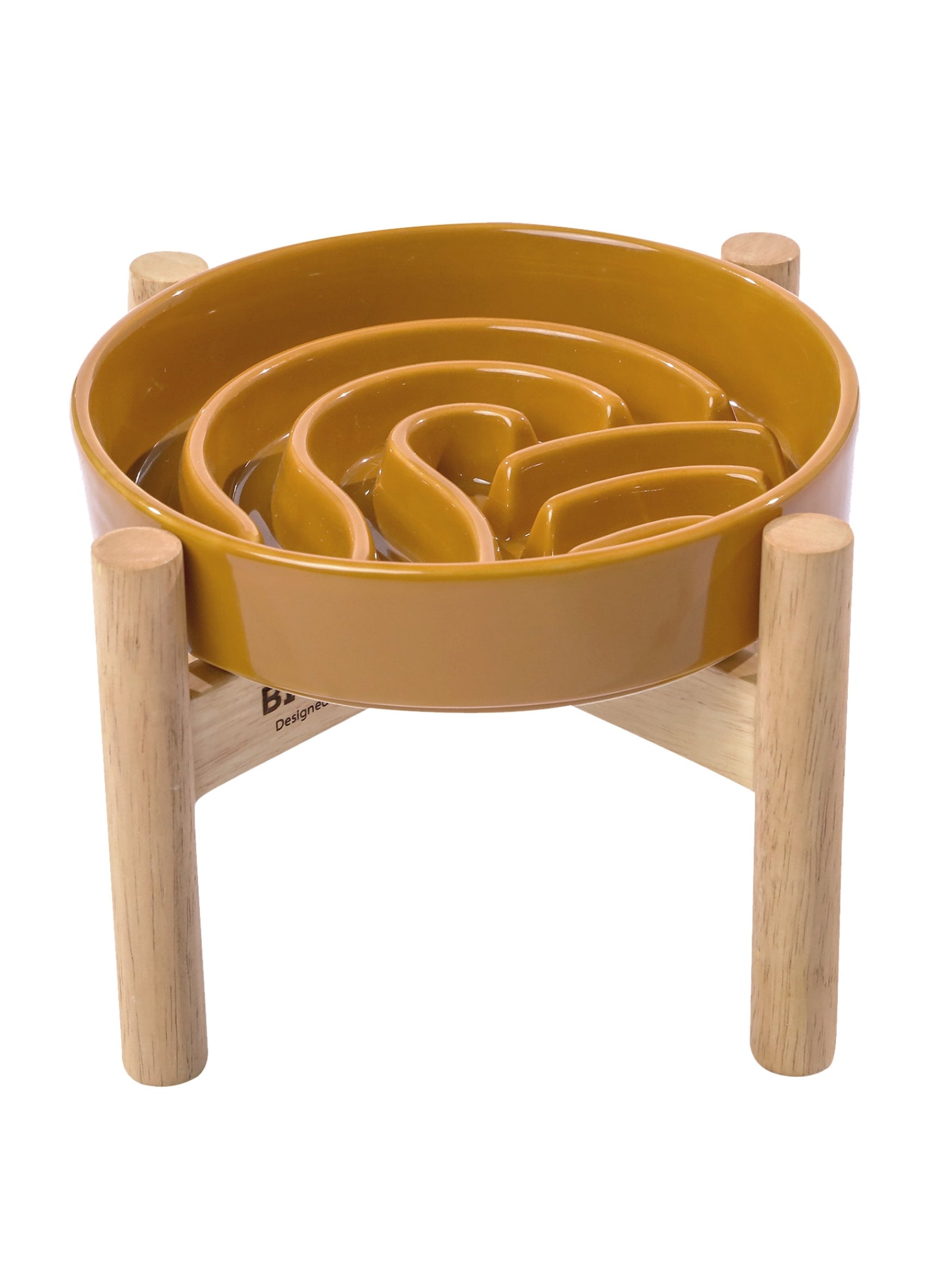 [Wave] Gamelles anti-glouton pour chien - Rose / Beige / Orange