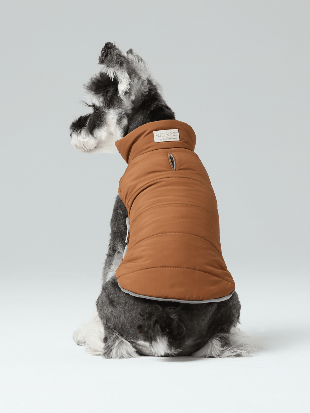 Gilet réversible pour chien - Orange Gris