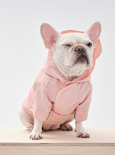 Imperméable Tribeca réglable à scratch - Rose clair