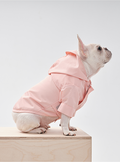 Imperméable Tribeca réglable à scratch - Rose clair