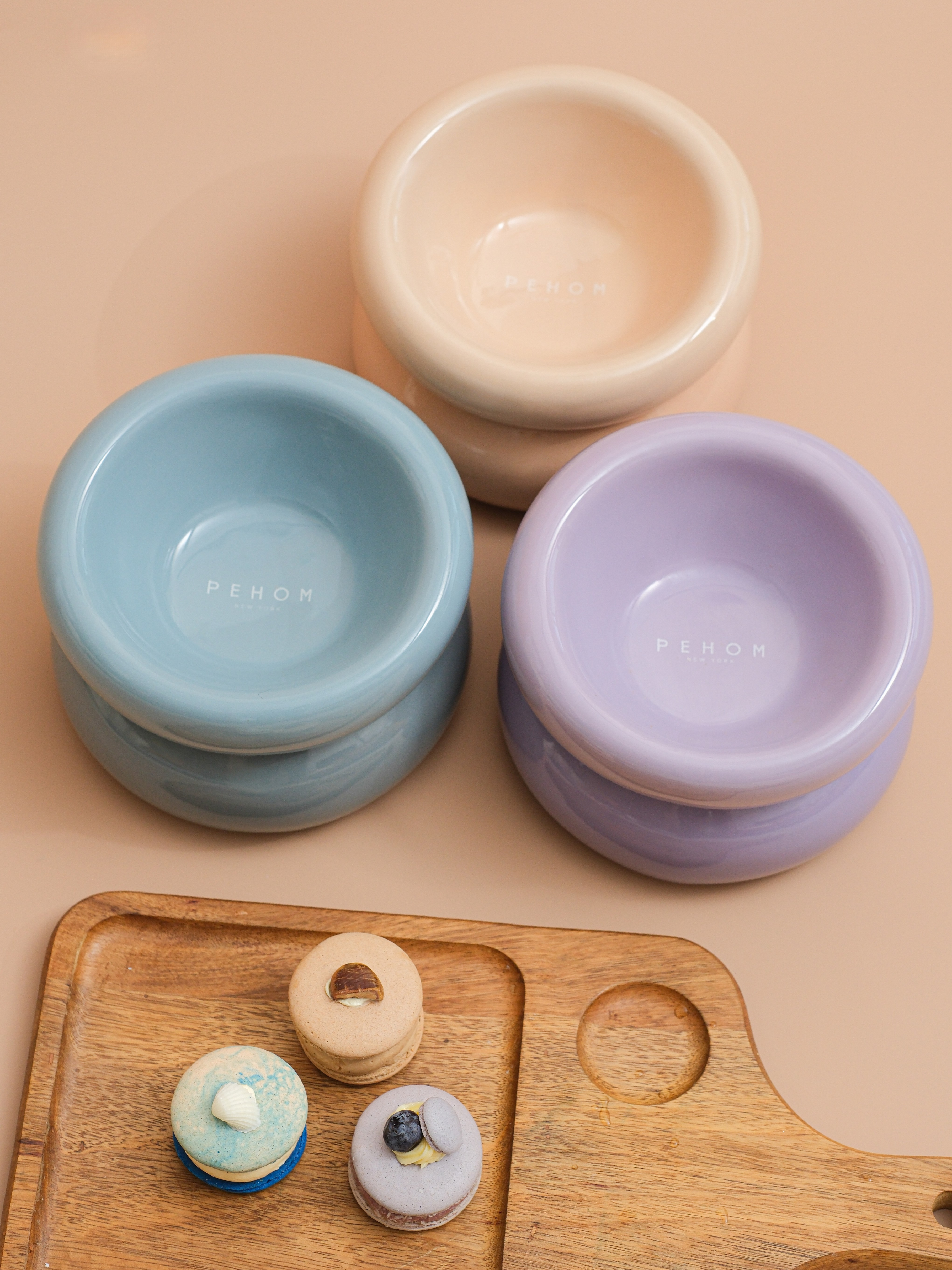 Gamelle Soufflé pour animaux de compagnie - Beige crème