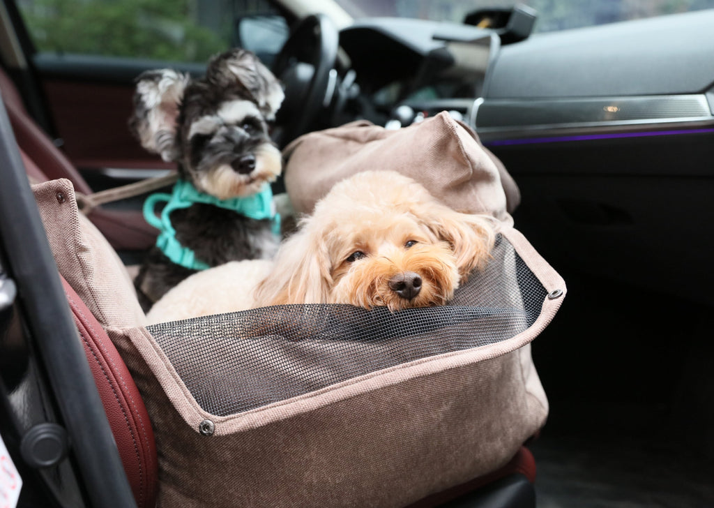 Siège auto pour chien Puff Guard - Rose