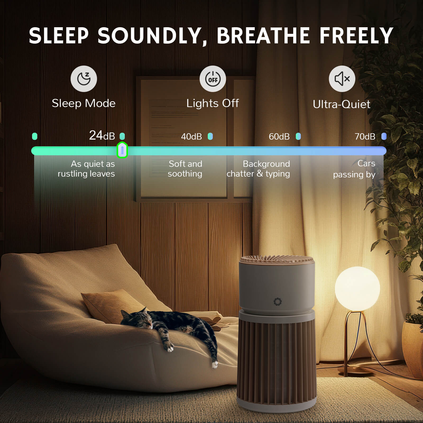 Purificateur d'air pour animaux de compagnie Glory Days AGH400