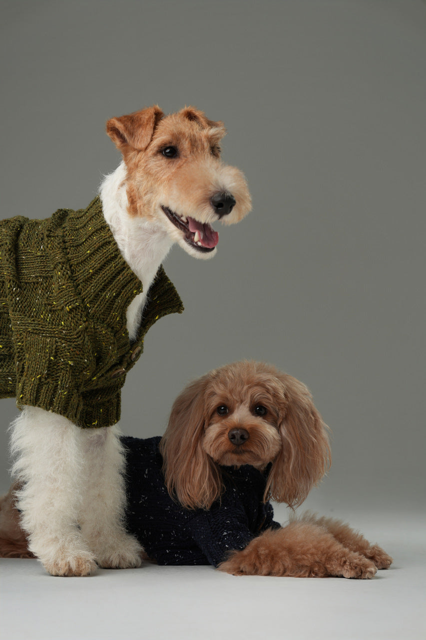 PULL POUR ANIMAL GLACIER - VERT OLIVE