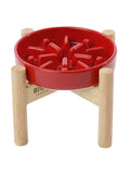 [Spark] Gamelles anti-glouton pour chien - Rouge / Vert / Bleu