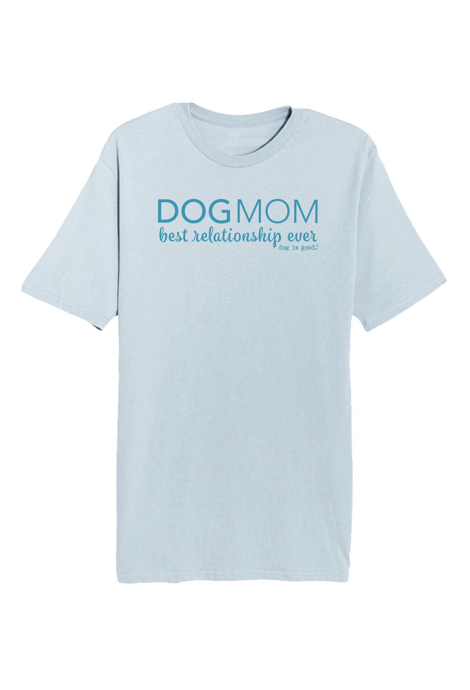 T-shirt : Maman Chien (Unisexe, Bleu clair)