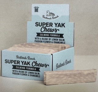Friandises apaisantes Super Yak Chews de Badlands Ranch – 28 g