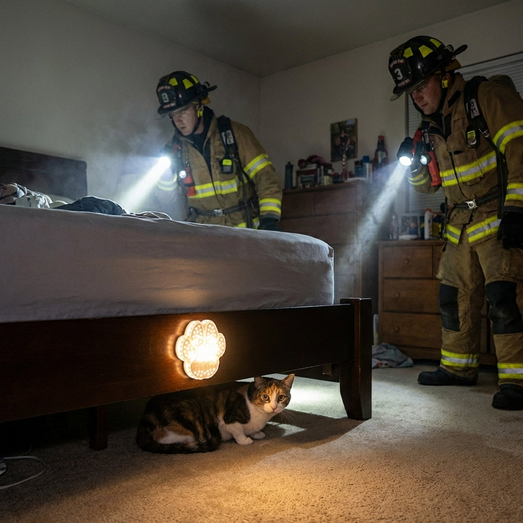 Détecteur de fumée pour animaux Rescue+Retriever™ — Conçu par un pompier pour sauver vos animaux