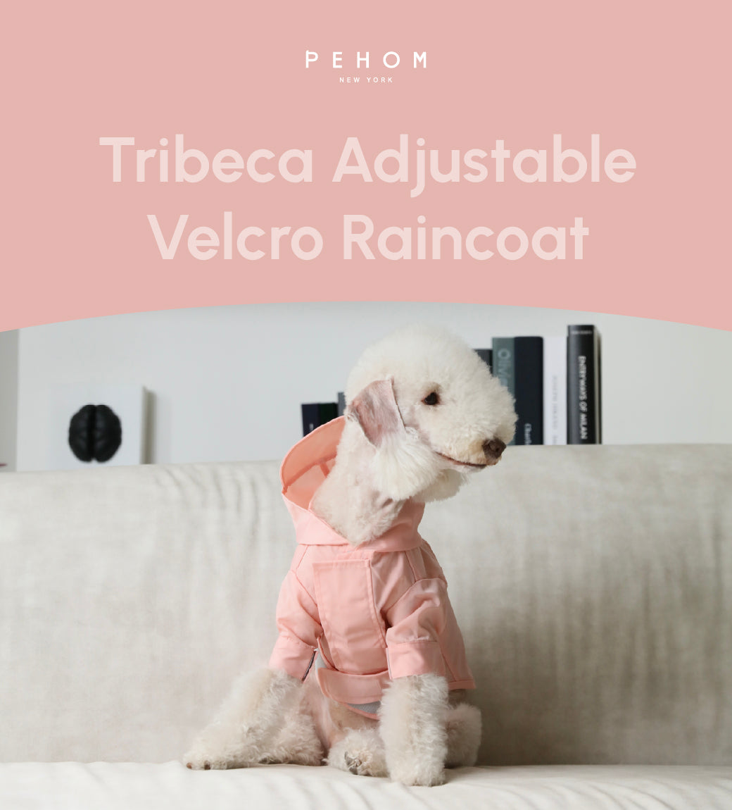 Imperméable Tribeca réglable à scratch - Rose clair