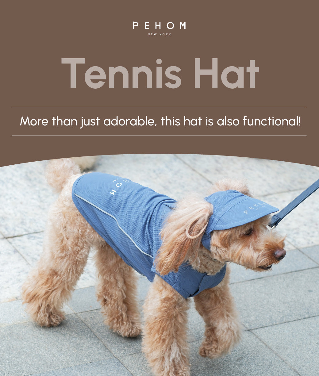 CASQUETTE DE TENNIS - BLEUE