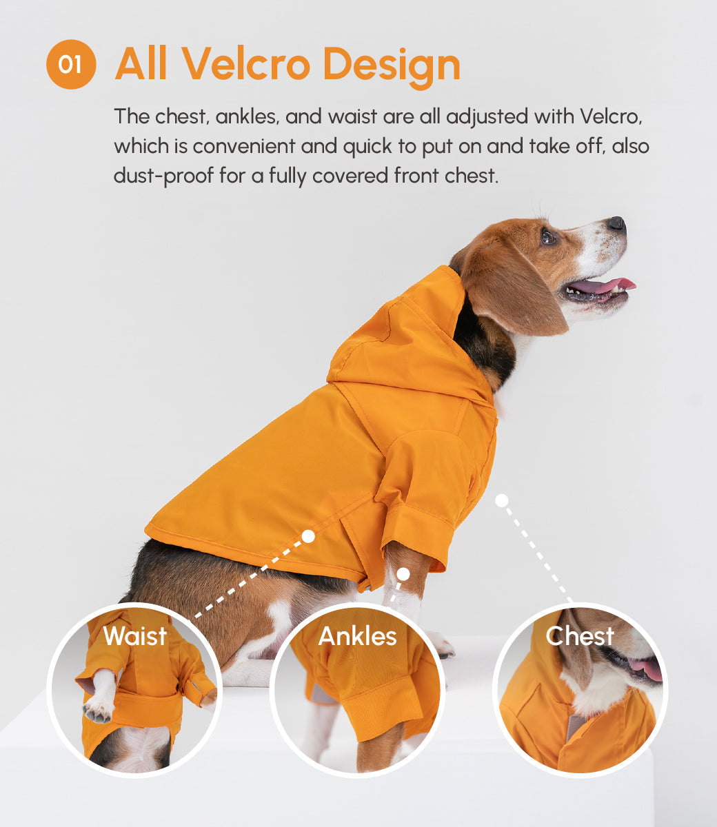 Imperméable ajustable à velcro Tribeca - Jaune d'œuf