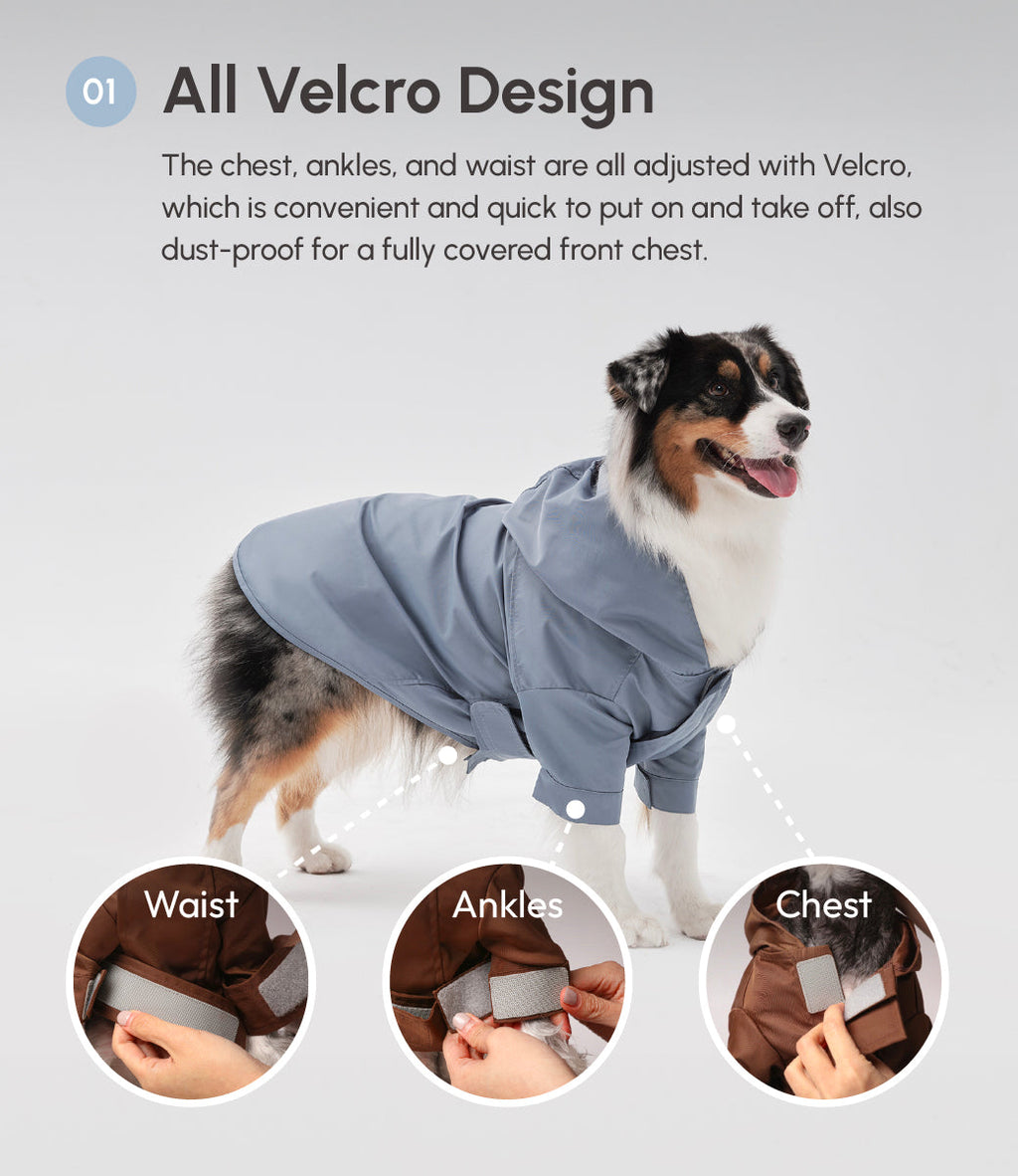 Imperméable ajustable à scratch Tribeca - Bleu clair