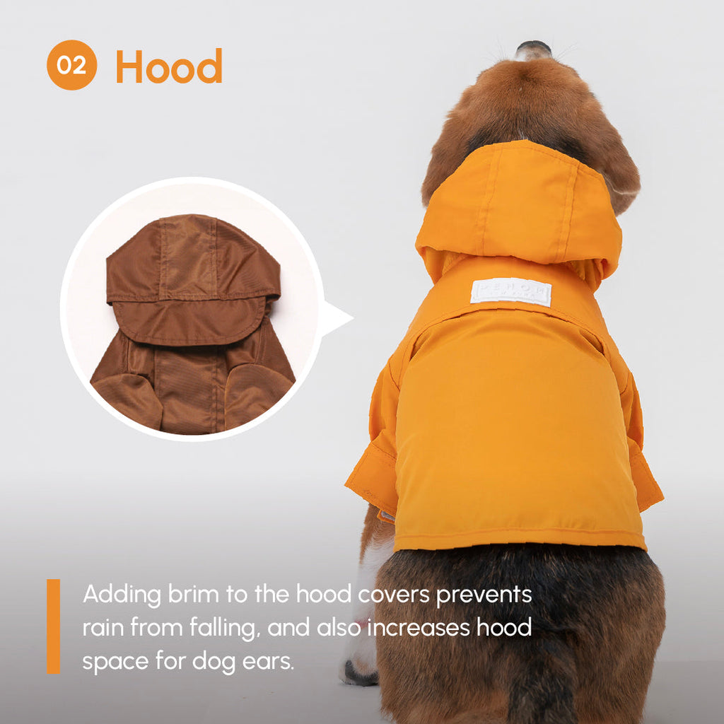 Imperméable ajustable à velcro Tribeca - Jaune d'œuf