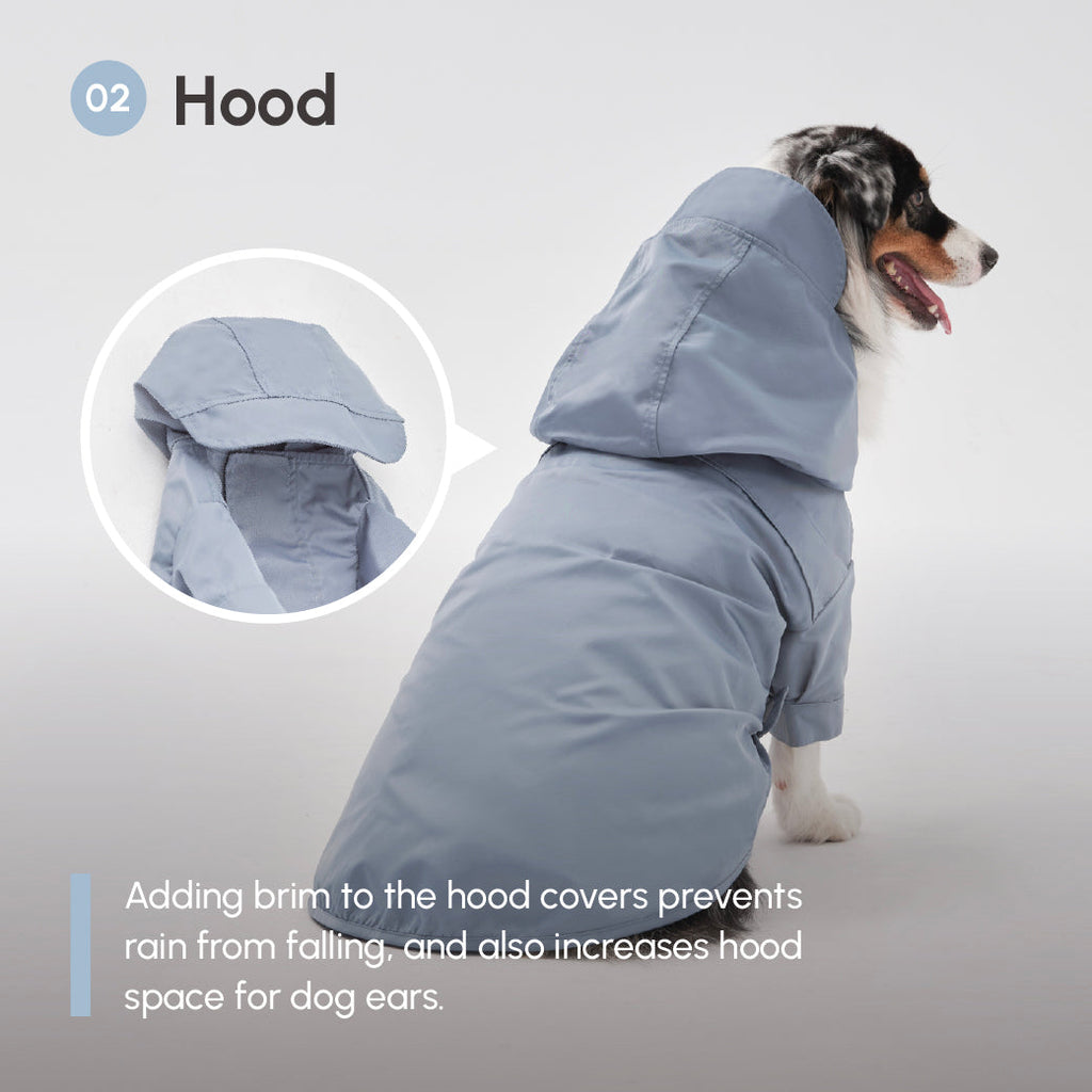 Imperméable ajustable à scratch Tribeca - Bleu clair