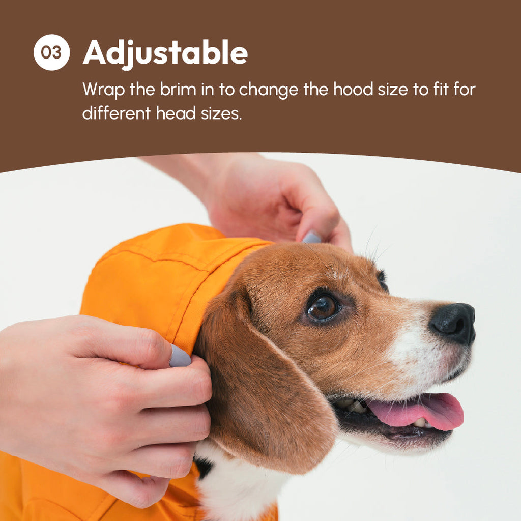 Imperméable ajustable à velcro Tribeca - Choco