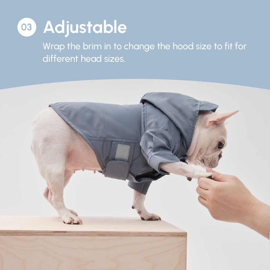 Imperméable ajustable à scratch Tribeca - Bleu clair