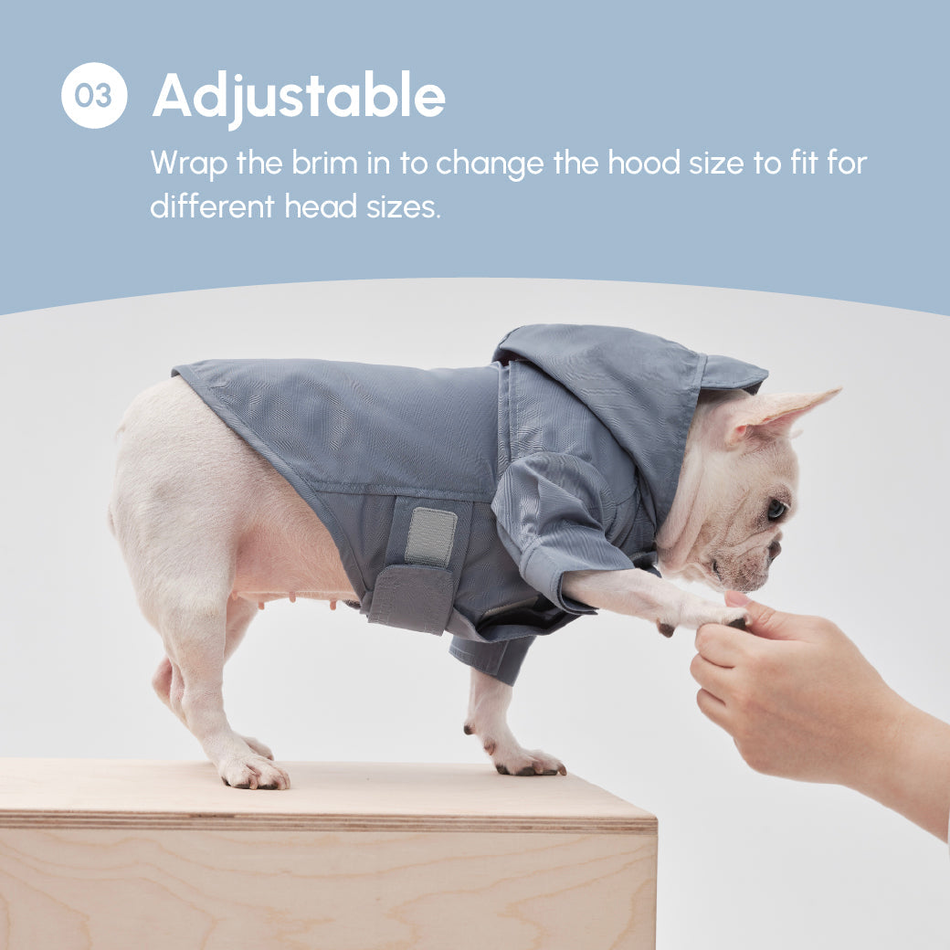 Imperméable ajustable à scratch Tribeca - Bleu clair
