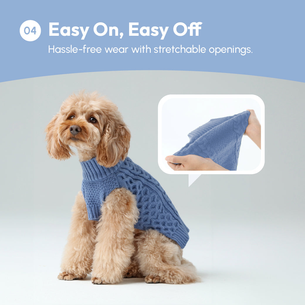Gilet pour animaux de compagnie - Bleu glacier