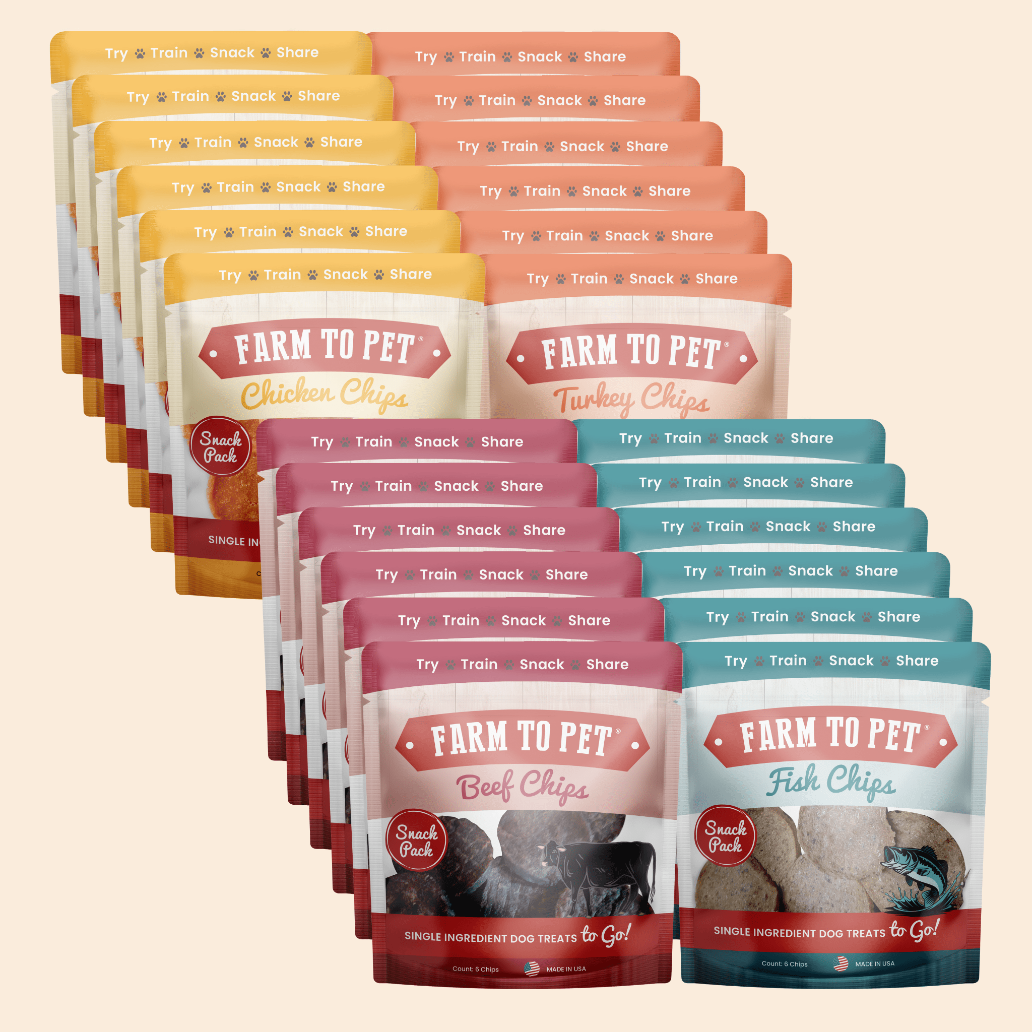 Assortiment de friandises pour chiens Snack Pack