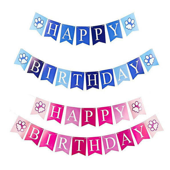 Ensemble d'anniversaire pour chien – Chapeau, bandana et bannière pour un moment de fête amusant