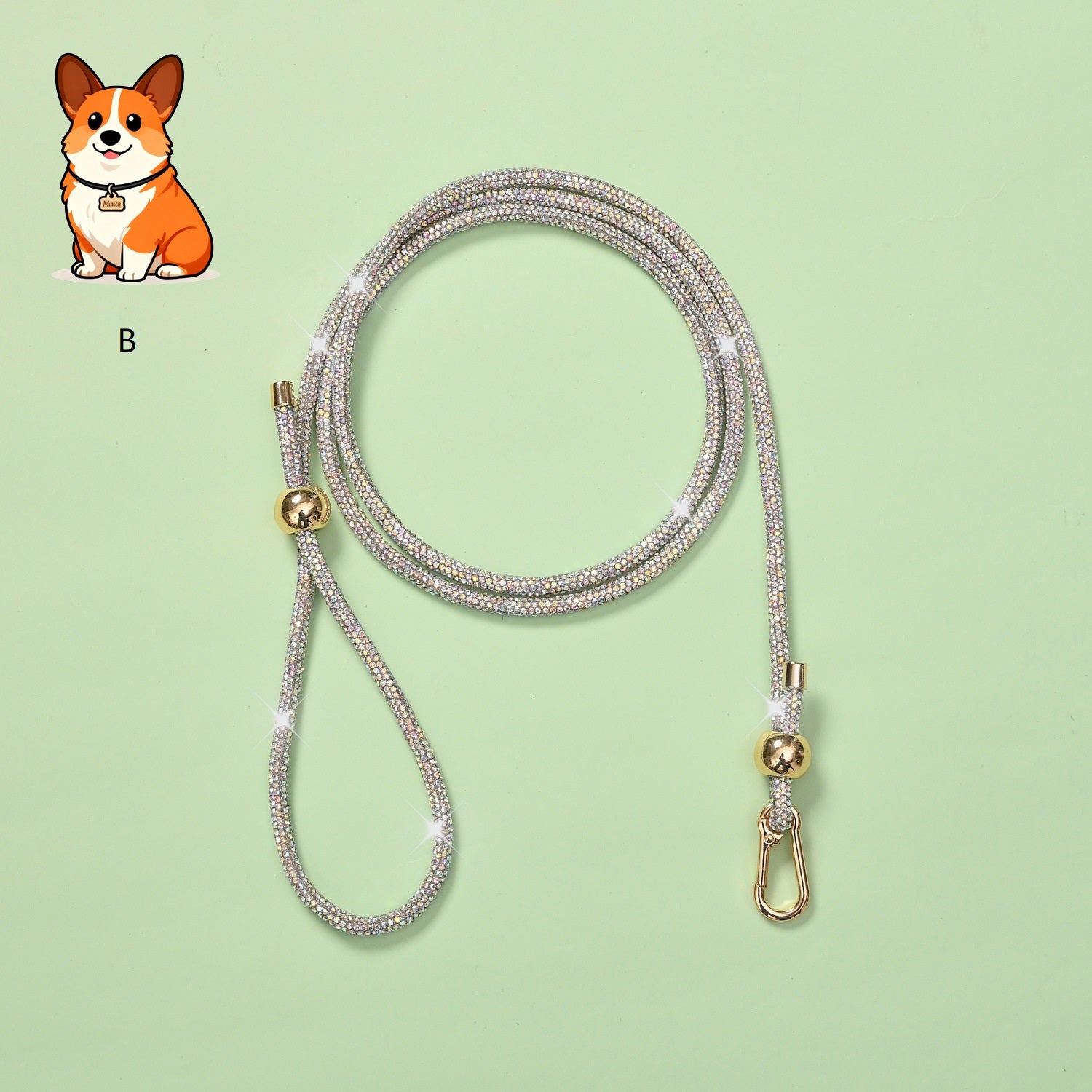 Luxury Rhinestone Dog Leash