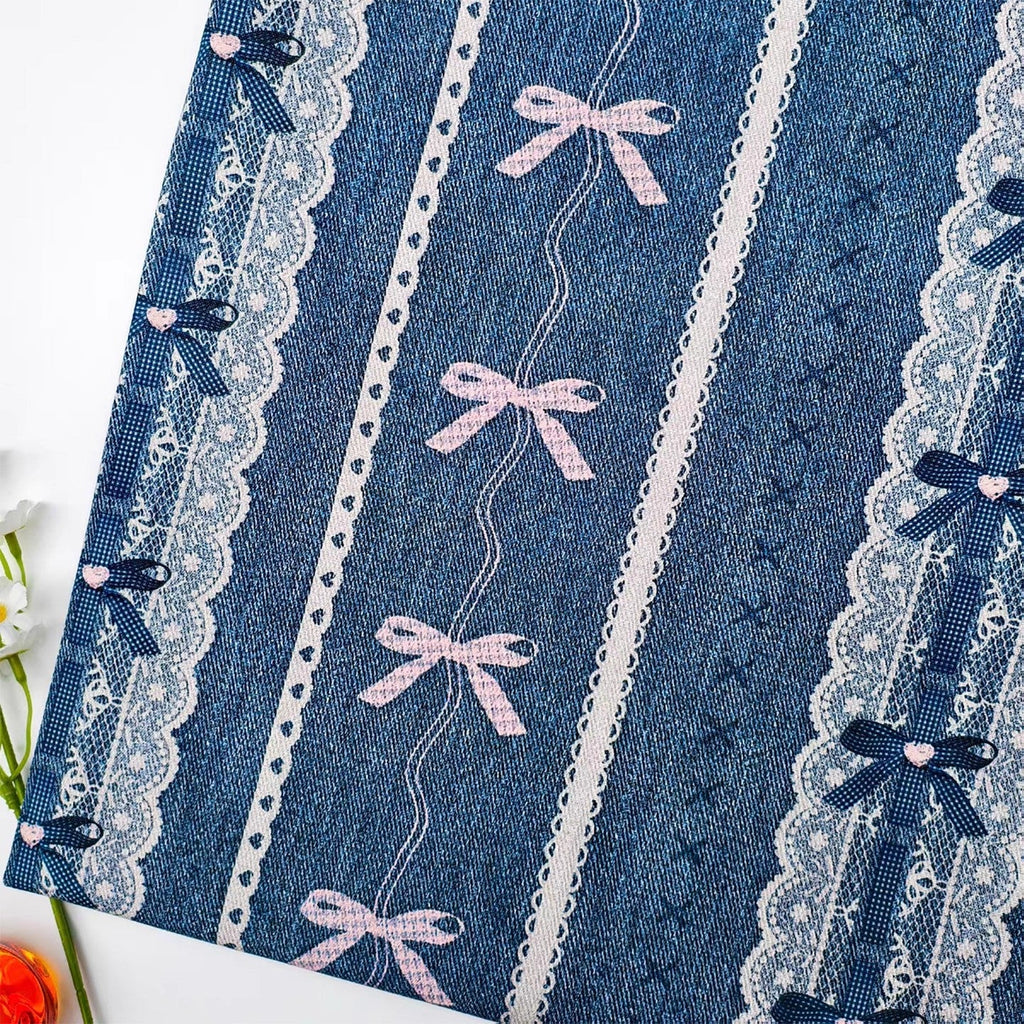 Handmade Denim Lace Pet Dress