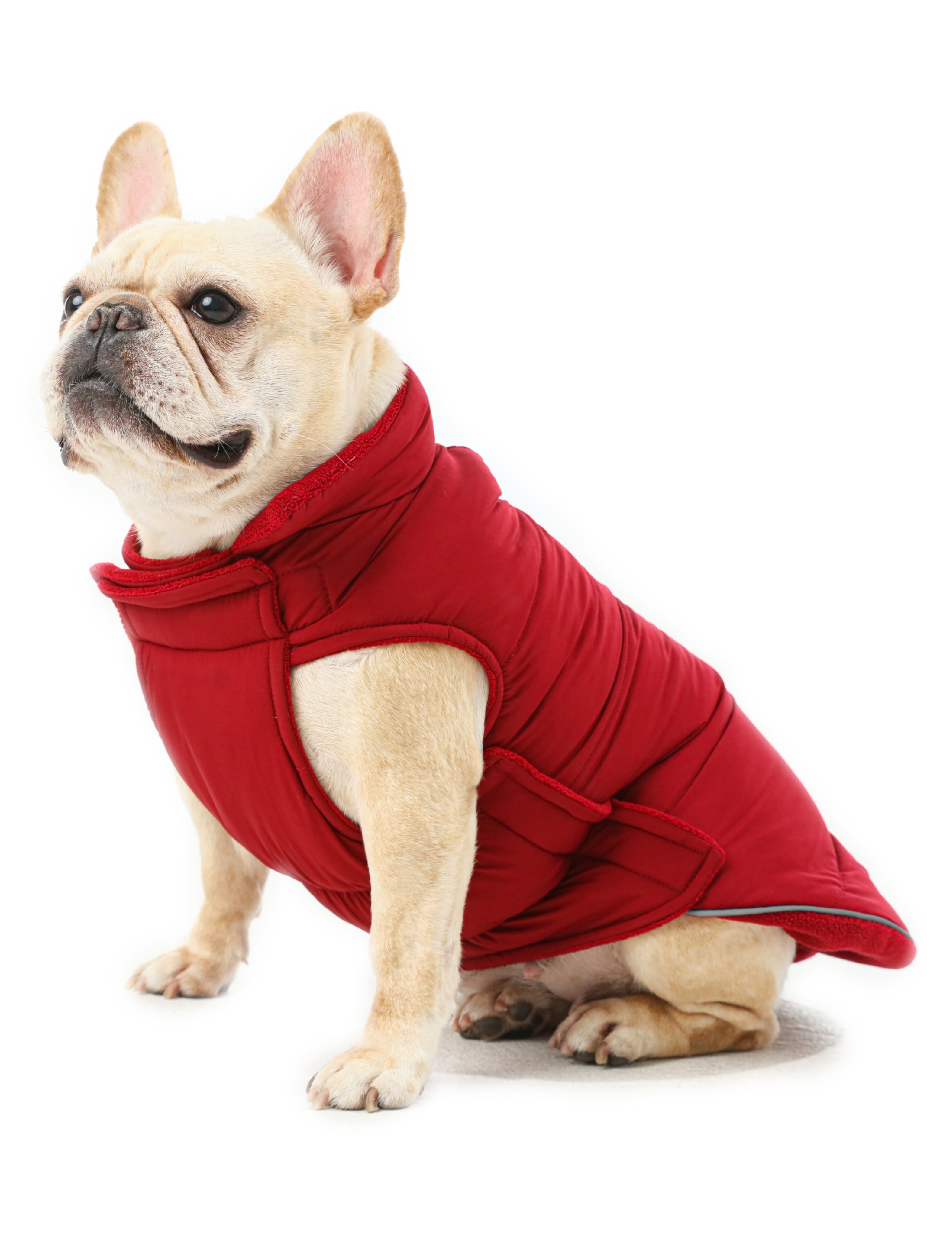 Gilet réversible pour chien - Rouge