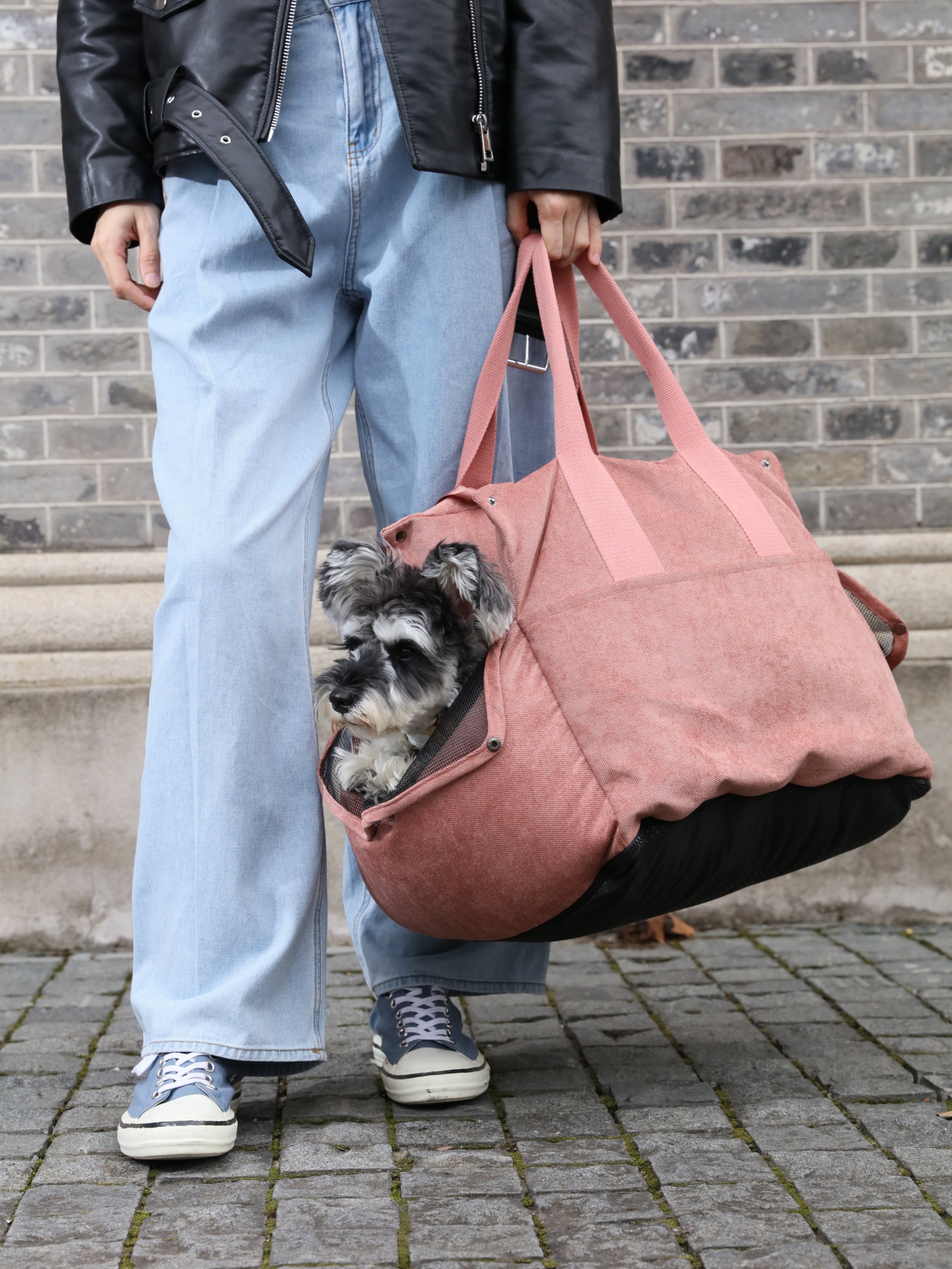 Siège auto pour chien Puff Guard - Rose