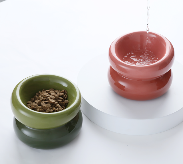 Gamelle Soufflé pour animaux de compagnie - Rose poudré