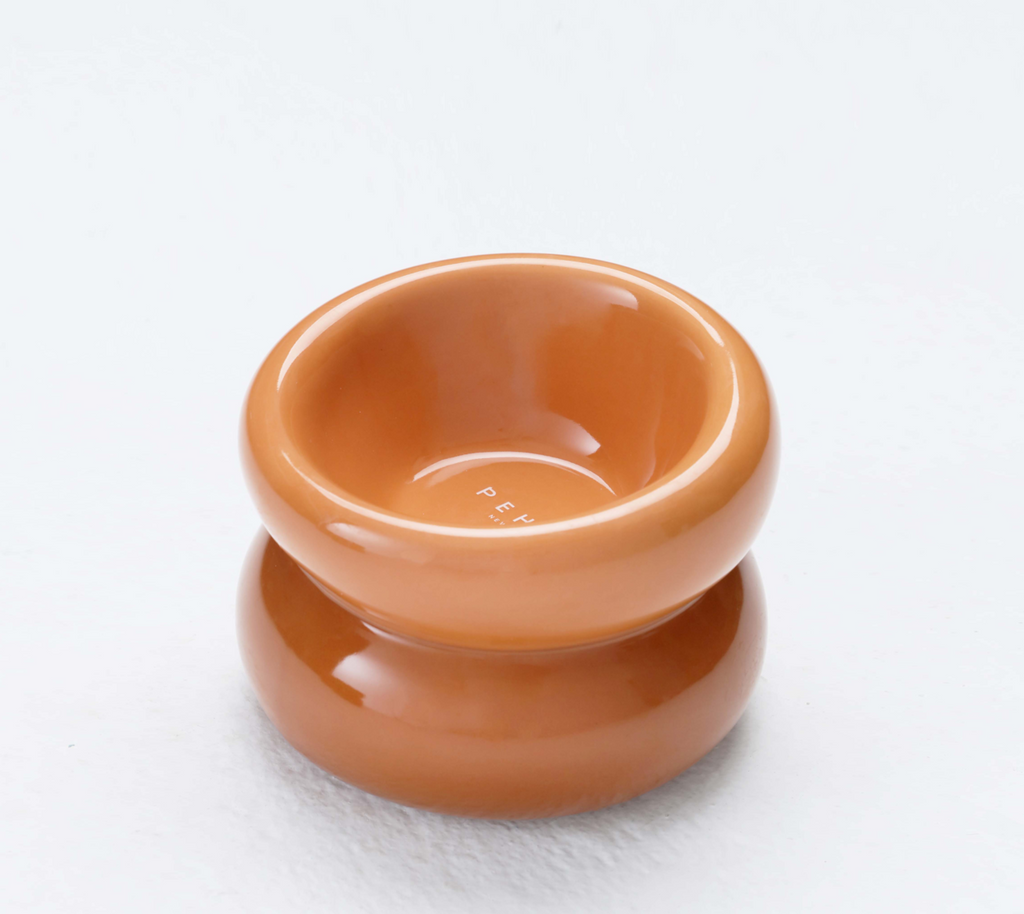Gamelle Soufflé pour animaux de compagnie - Orange ambré