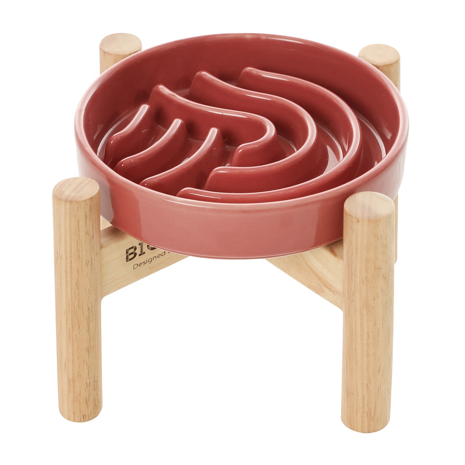 [Wave] Gamelles anti-glouton pour chien - Rose / Beige / Orange