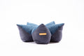 OULU X PEHOM - LIT COUSSIN DOUILLET POUR ANIMAUX DE COMPAGNIE - Bleu marine / Vert olive / Brun canyon