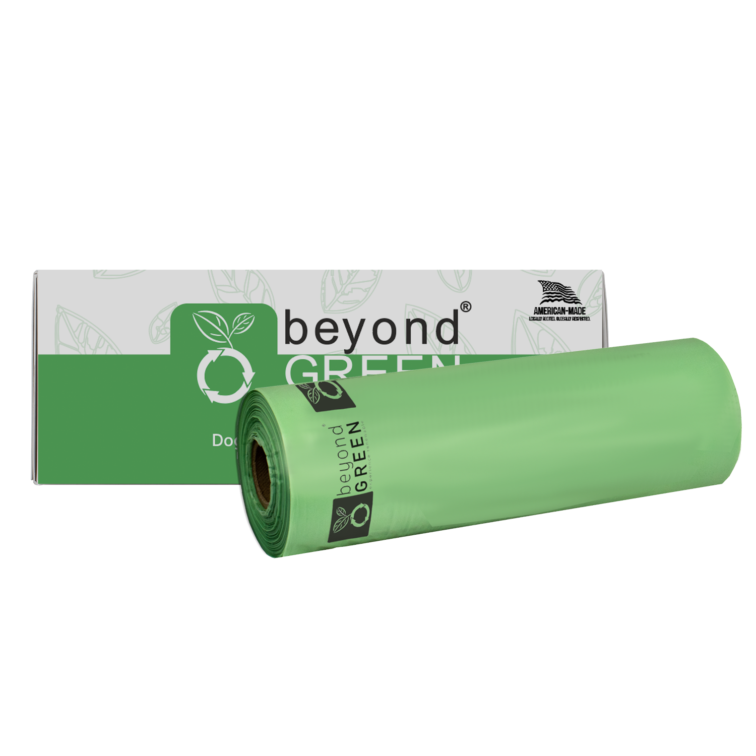 Dog Waste Bags – 200-Count Core Roll 8" x 13" – Made in USA