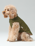 Gilet réversible pour chien - Vert marron