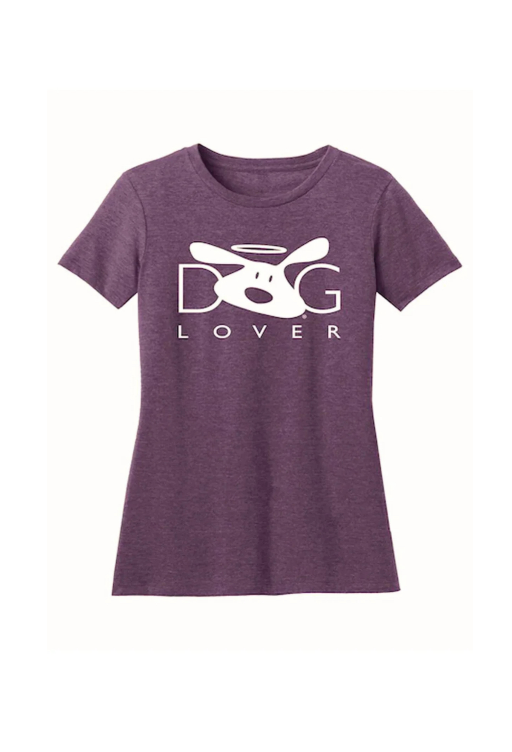 T-shirt: Amoureux des chiens (Prune)