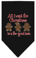 Christmas Pet Bandana "All I Want For Christmas Is A Few Good Men"