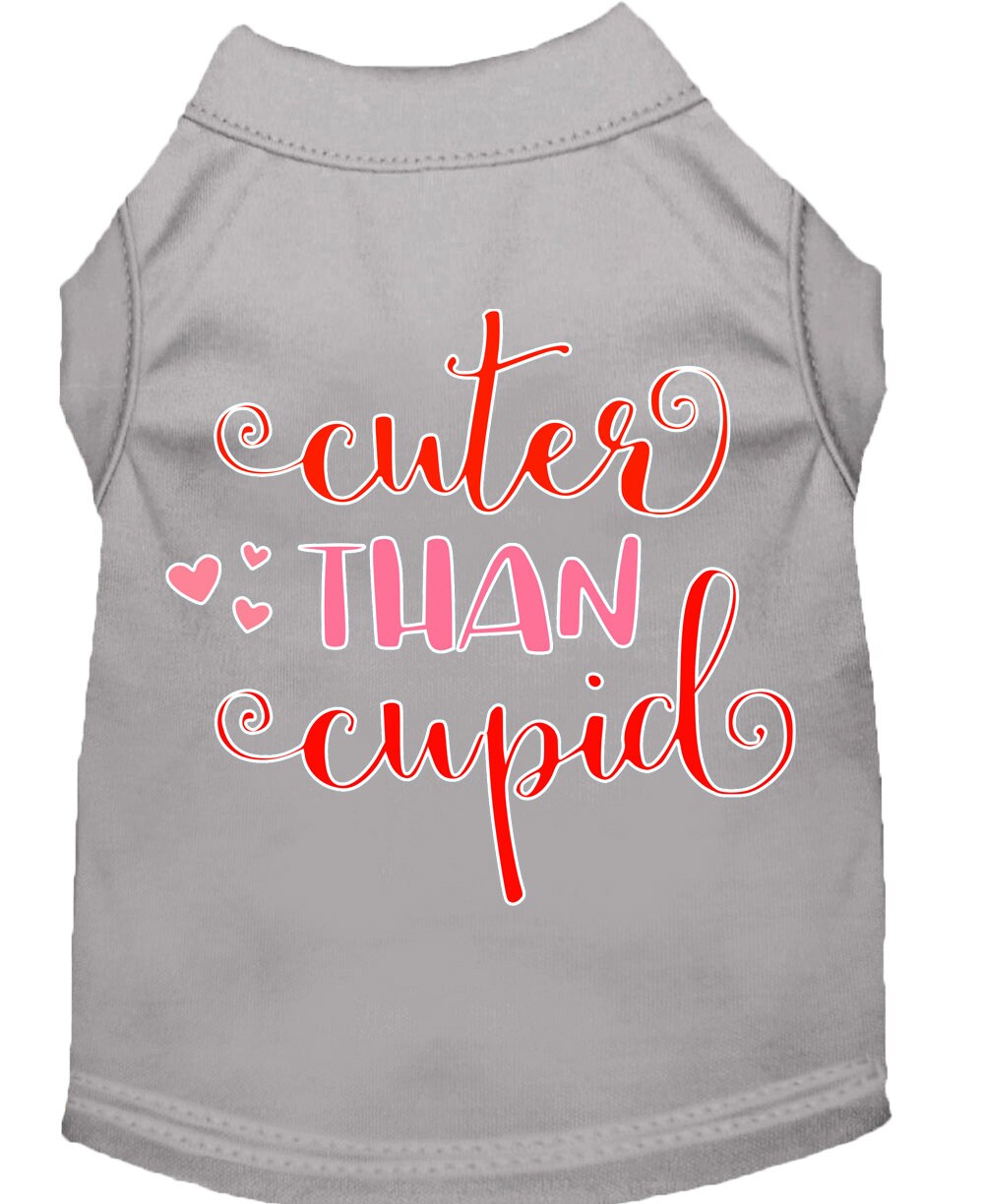 T-shirt pour animaux « Plus mignon que Cupidon »