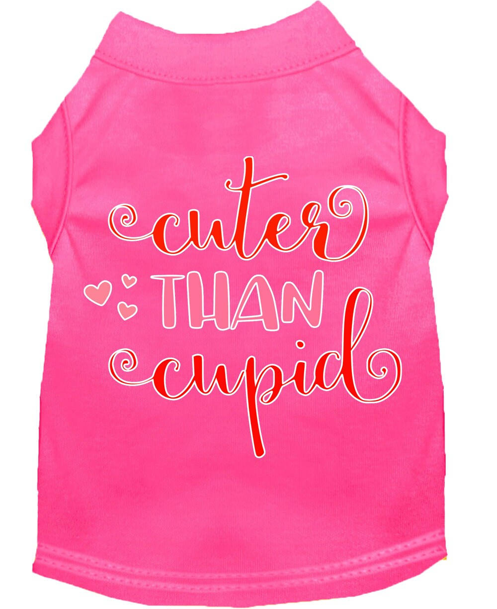 T-shirt pour animaux « Plus mignon que Cupidon »
