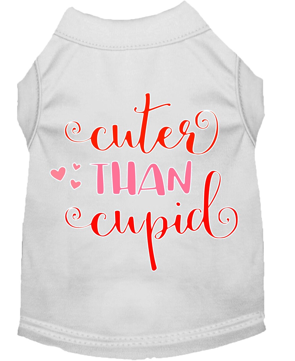 T-shirt pour animaux « Plus mignon que Cupidon »