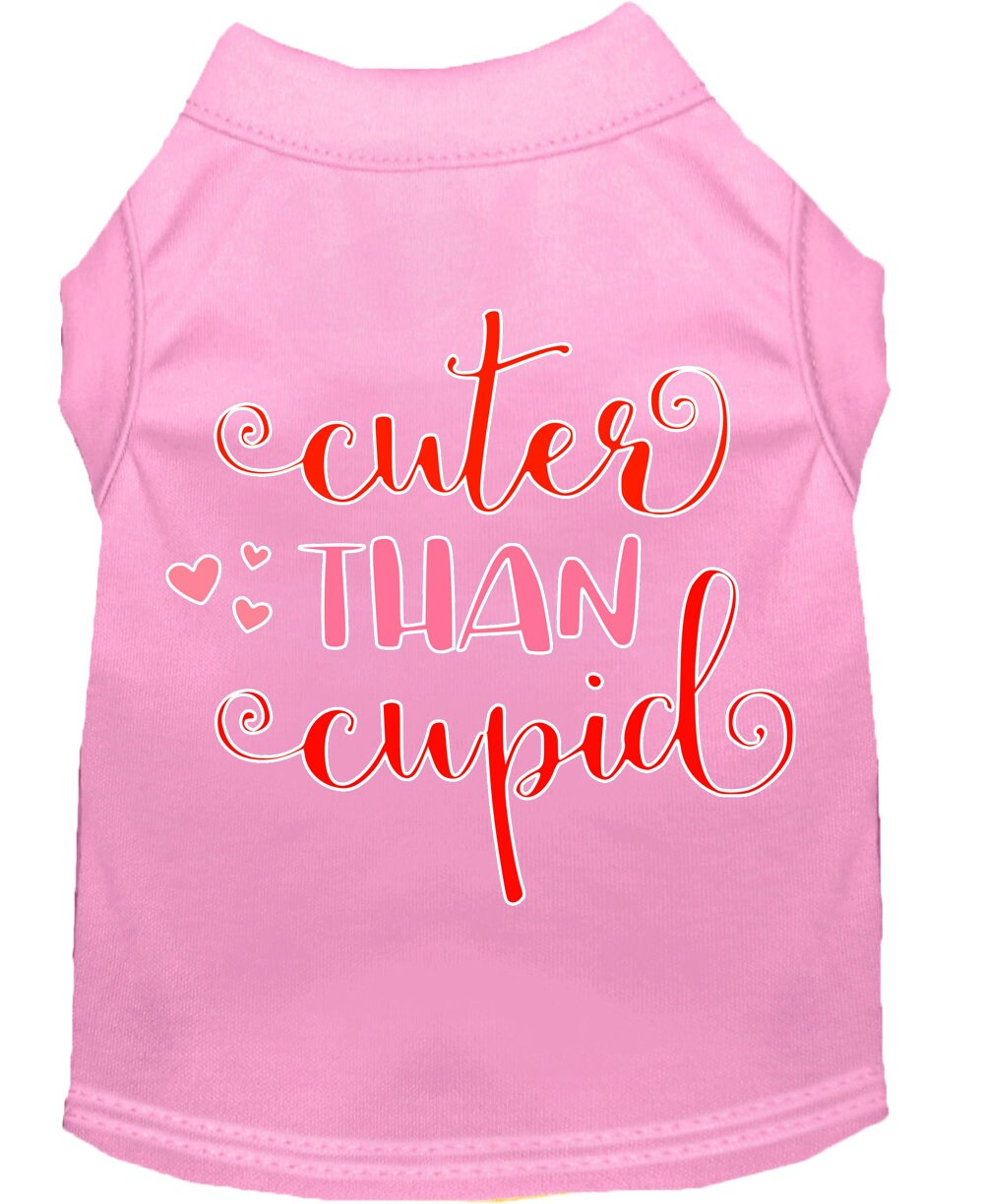 T-shirt pour animaux « Plus mignon que Cupidon »