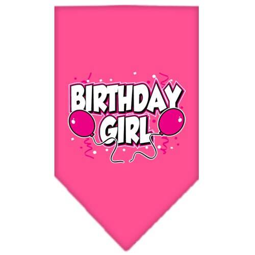 Bandana pour animaux de compagnie et chiens, sérigraphiée, « Fille d'anniversaire » ou « Garçon d'anniversaire »