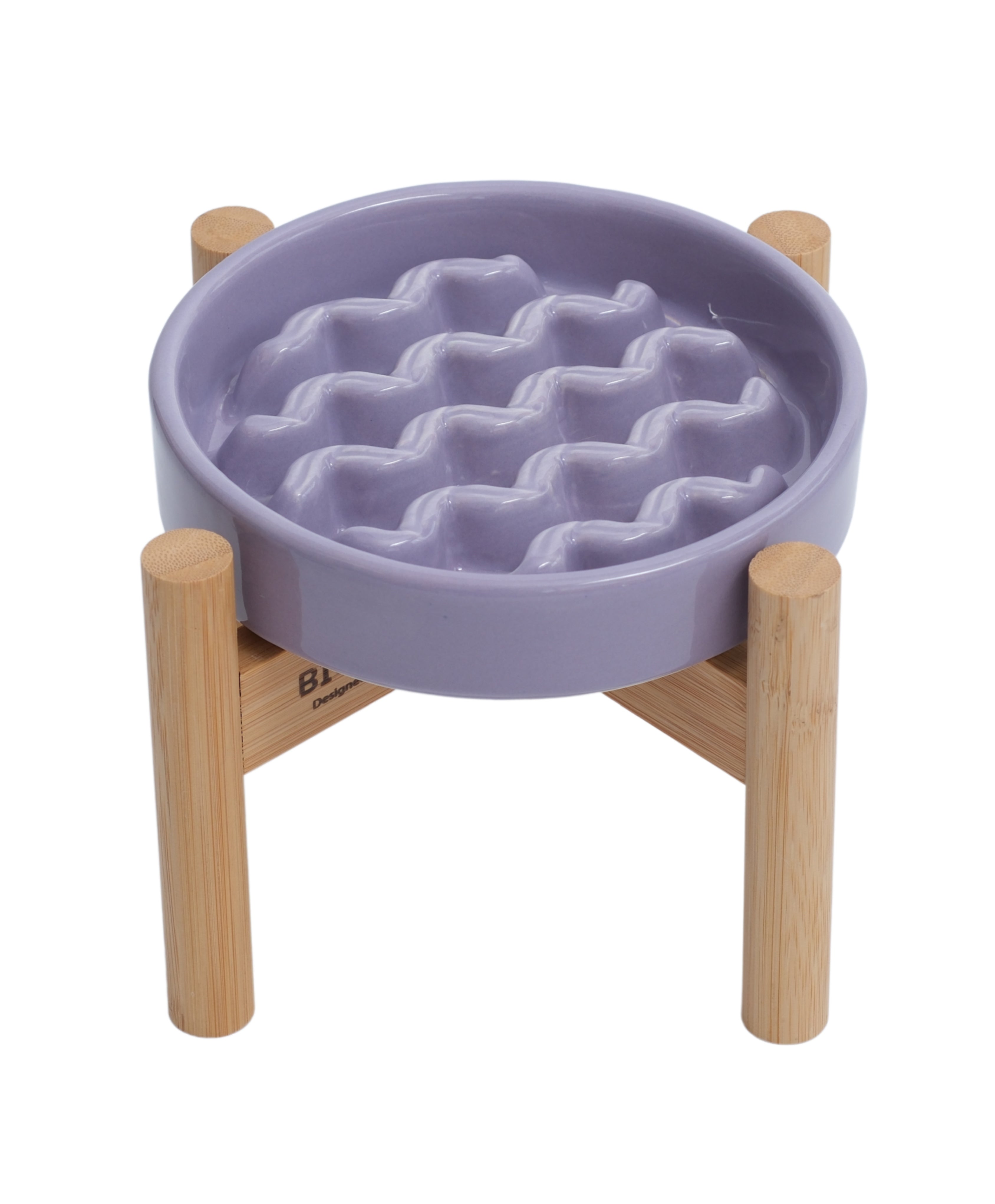 [Macaroni] Gamelles Lente Absorption pour Chien - Jaune / Bleu Glacé / Violet