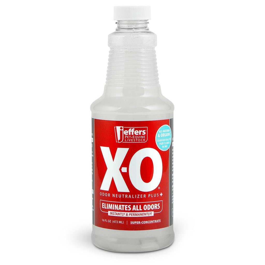Jeffers X-O Désodorisant et nettoyant concentré pour animaux de compagnie
